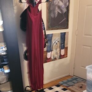 Casual Maroon Romper